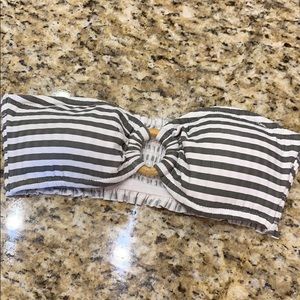 Like new ripcurl strip bandeau bikini top